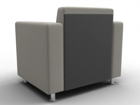 Кресло Лига-093 ВН (ДСП,Брус,Фанера,Рогожка/Бежевый) Лига Диванов 134967