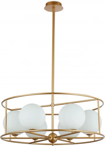 Потолочная люстра на штанге Simple Story 1145 1145-6PL (220V, шарики)