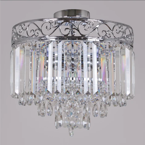 Потолочная люстра хрустальная на штанге Reluce 90183-0.3-06 CR (220V)