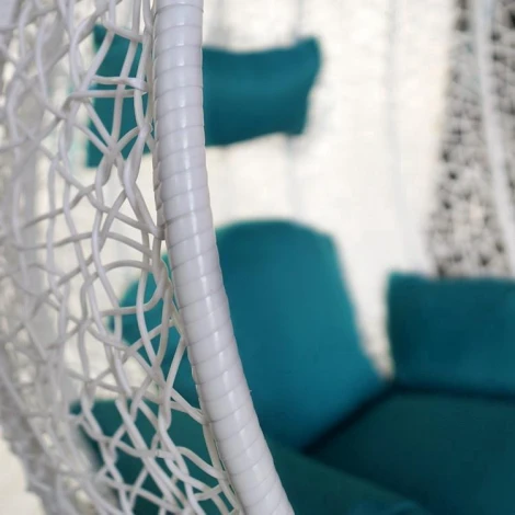 Подвесное кресло-яйцо KM 0031 из ротанга большое