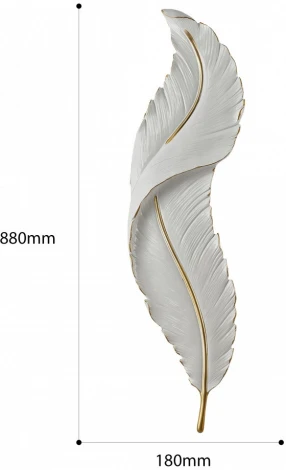 Настенный светильник светодиодный Arte Milano AM-268101 269101/D180/H880/27W/3-6K Wh (220V, перо)