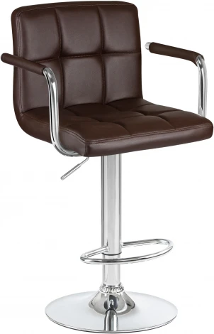 Стул барный KRUGER ARM (коричневый)