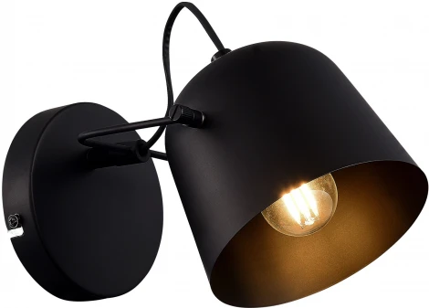 Бра Evoluce Blank SLE1805-401-01 Черный/Черный E27 1*40W