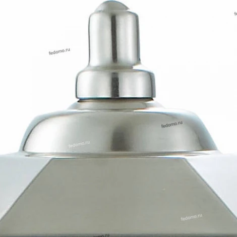 Столб уличный Horoz Akasya, 1 плафон, никель с прозрачным