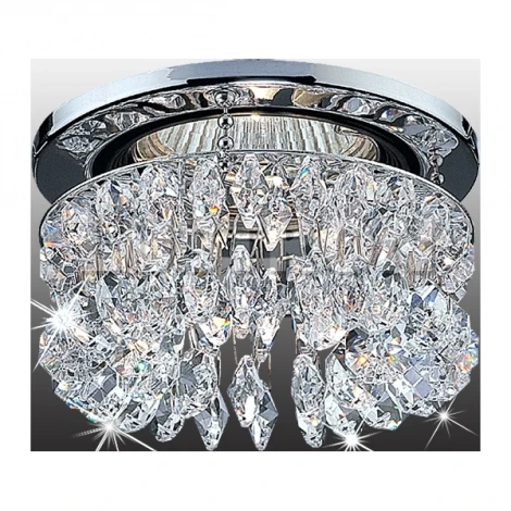 Встраиваемый точечный светильник Novotech Flame2 369271 (12V, хрусталь, подвески)