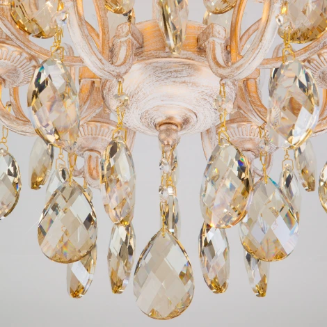 Потолочная люстра Eurosvet 10022 10022/6 белый с золотом