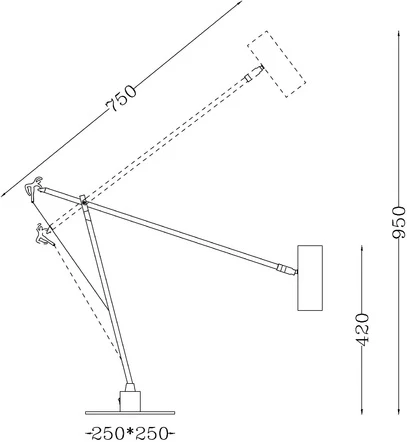 Настольная лампа Divinare Gaudi 3233/49 TL-1 (220V)
