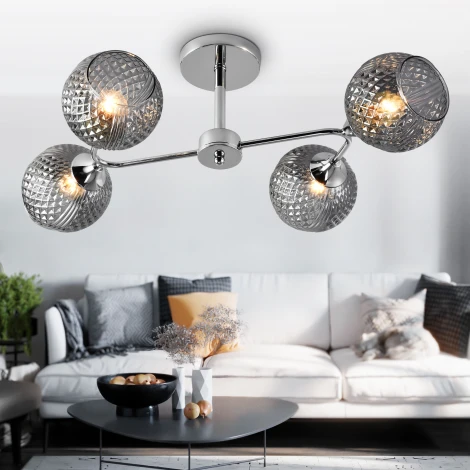 Потолочная люстра на штанге Rivoli Haley 3137-304