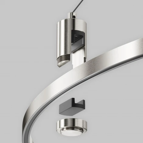 Подвесной набор с основанием под блок питания для круглого шинопровода Maytoni Accessories for tracks Flarity TRA154SW-BB-R-PT (24V)