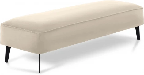 Банкетка Amsterdam ОГОГО (арт.787123), (Велюр,Ткань/Бежевый)