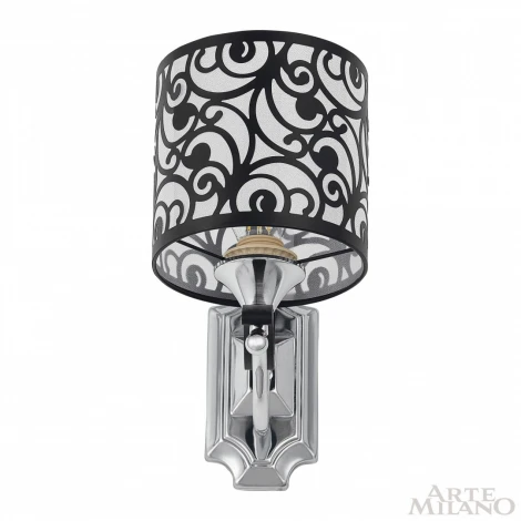Бра Arte Milano Florentia-4957 304957/1W Bk/Ni (220V)