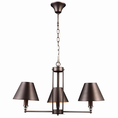 Подвесная люстра Natali Kovaltseva Marquis 81000-3C GRAY BRASS