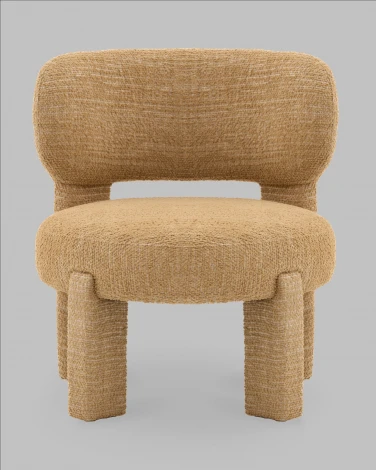 Кресло лаунж Fani горчичный Stool Group арт.УТ000041683