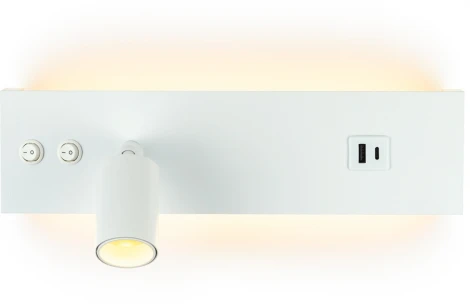 Настенный светильник LED с USB со спотом для чтения с выключателем Citilux Декарт CL704460 (220V)