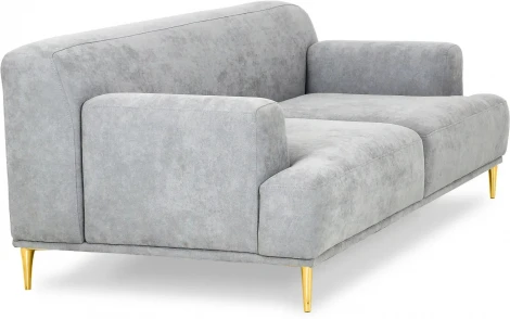 Диван Portofino 2-х местный ОГОГО (арт.604093), (Рогожка/Серый)