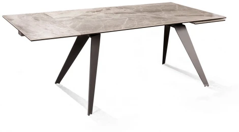 Стол раскладной Grant (160+80), мрамор испанская керамика светлый Top Concept 2000000000596
