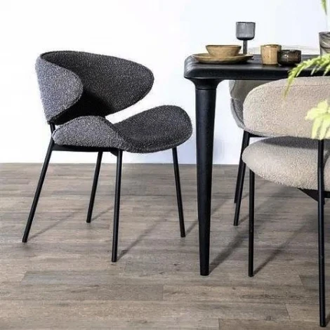 Стул Hesby Haven серый, черный