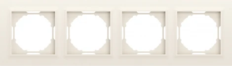 Рамка 4-я, Wave матовый кремовый Donel A07 DEW21431