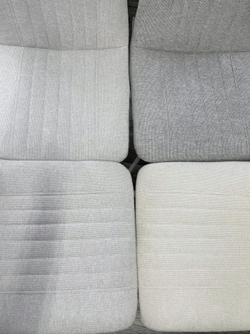 Обеденный стул M-City ELVIS WZ2042-19 галечный серый/ белый каркас