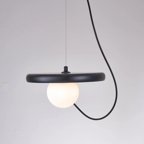 Подвесной светильник Margott D25 Black By ImperiumLoft Margott01 (220V, на тросе, шар)