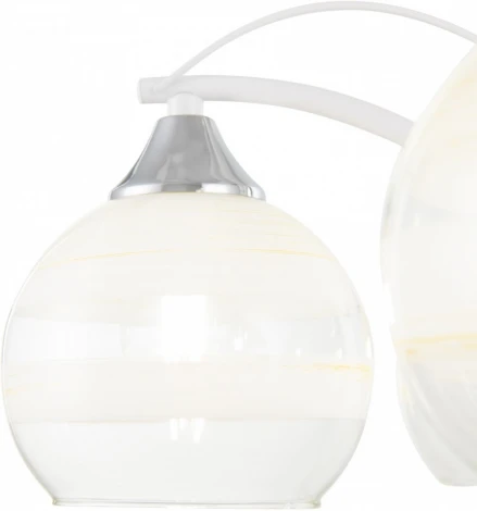 Потолочная люстра на штанге Arte Milano Napoli-326503 326503/3 CR+WH (220V)