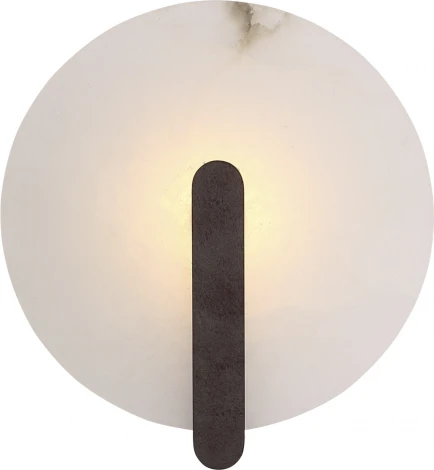 Настенный светильник ST Luce Montre SL1195.701.01 патинированный металл/алебастр LED 1*5W 3000K (220V, круглые)