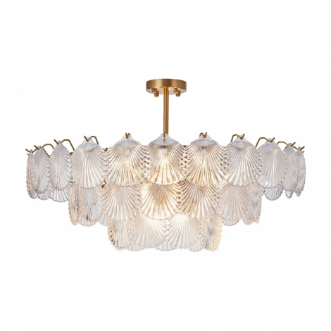 Потолочная люстра на штанге Arte Milano Rim 312008/D800 BS (220V, ракушка)