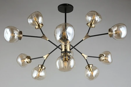 Потолочная люстра на штанге Omnilux Crotone OML-95107-12 (220V, шарики)