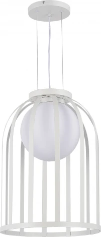 Подвесной светильник ST Luce Nordic SL6129.503.01 Белый/Белый E27 1*60W (220V, на тросе, шар)