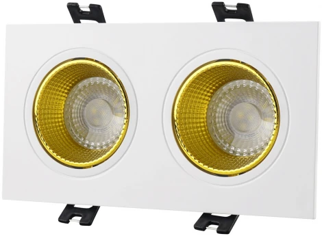 Встраиваемый точечный светильник Denkirs DK3072-WH+YE