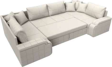 Диван П-образный Николь Лига Диванов (Рогожка) арт.125910