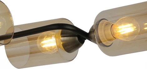 Потолочная люстра на штанге ILLUMICO IL8148-6COU-79 BK BR (220V)