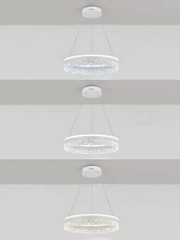 Подвесной светильник светодиодный с пультом Natali Kovaltseva Happy LED LAMPS 81481 кольцо