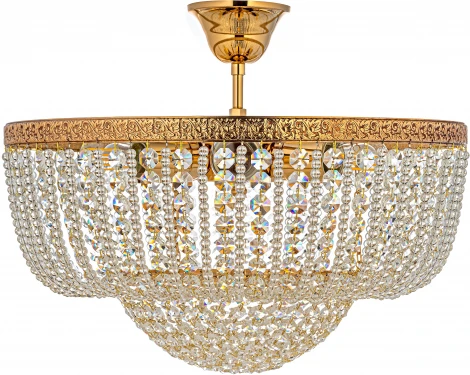 Потолочная люстра буше Arti Lampadari Favola E 1.3.40.502 G (220V, хрусталь)