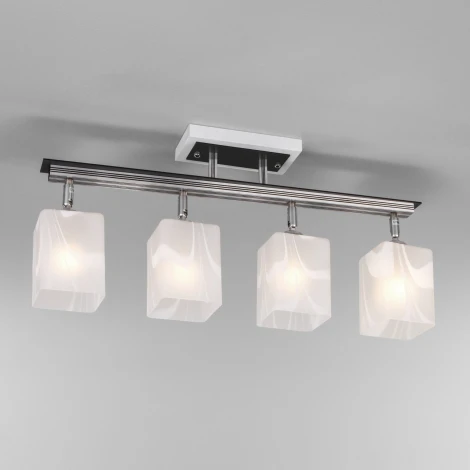 Потолочная люстра Eurosvet 3525 3525/4 алюминий