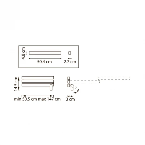 Настенный светильник Lightstar Dive 740647