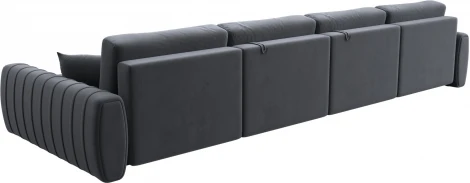 Диван П-образный Лига-057 НПБ Лонг Лига Диванов (Велюр) арт.129329