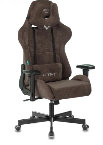 Кресло игровое Бюрократ VIKING KNIGHT LT10 FABRIC коричневый Stool Group арт.УТ000003153