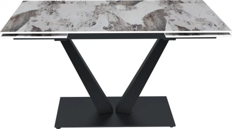 Стол раскладной Malibu (140+40+40), керамика глянцевая Pandora Top Concept арт.22773