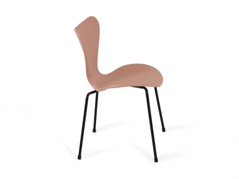 Комплект стульев Monty 4 шт. ОГОГО Обстановочка! 966368 (Пластик,Металл/Розовый)