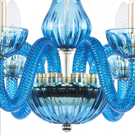 Подвесная люстра Bohemia 1310 1310/8/240 G Aq/Aquamarime/M-1H