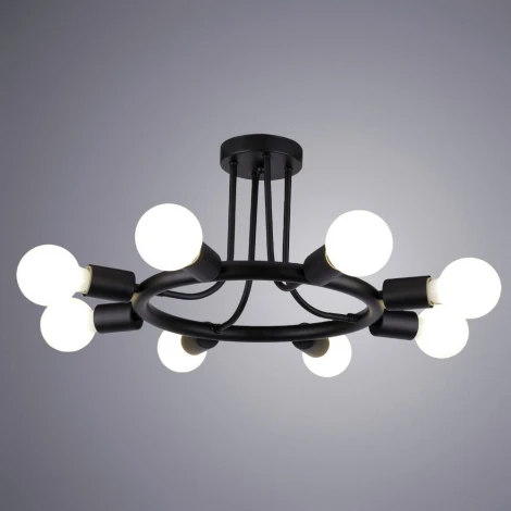 Потолочная люстра Arte Lamp Highgarden A6063PL-8BK