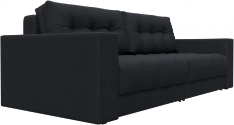 Диван прямой с декором Лига-049 НПБ Лига Диванов (Замша) арт.128408