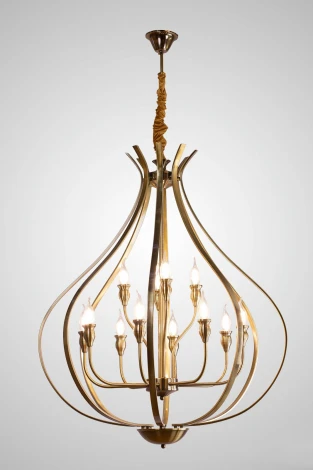 Подвесная люстра AM Group AM379 AM379 SP8+4 (220V, на цепи, подсвечник, свеча)