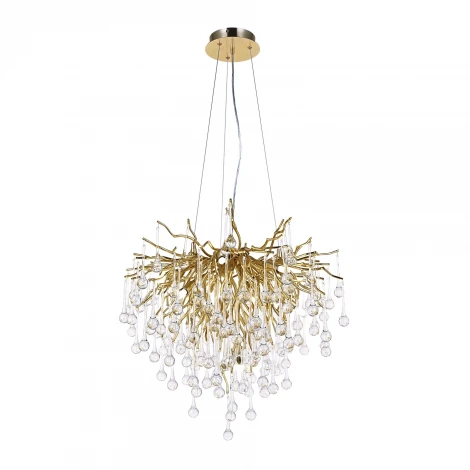 Подвесная люстра хрустальная Modelux MODESTYLE MS.2105.600 GD