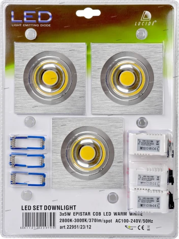 Встраиваемый точечный светильник Lucide Led-Spot 22951/23/12
