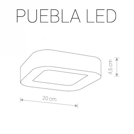 Потолочный светильник уличный Nowodvorski Puebla 9513 (LED, 220V, IP54)