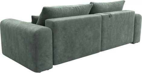 Диван угловой Лига-056 НПБ угол универсальный Лига Диванов (Велюр) арт.129160