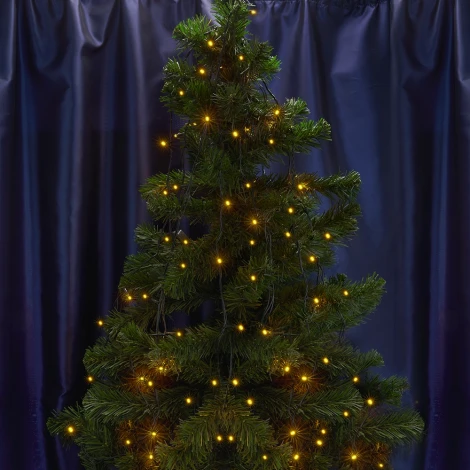 Светодиодная гирлянда Feron 32295 CL03 линейная, желтый c питанием от сети, с контроллером