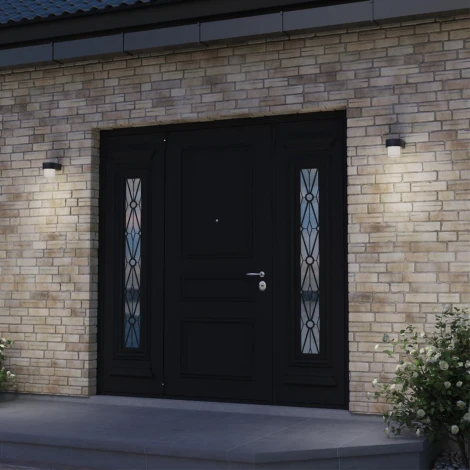 Настенный светильник уличный Novotech Opal 359297 STREET черный IP65 LED 5W 4000K 220V (круглые)